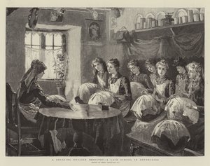 A Decaying English Industry, a Lace School in Devonshire by Percy Macquoid